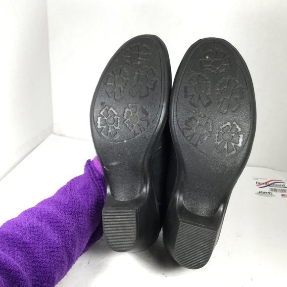 Air Flex Round Toe Clogs Loafers Black Size 11 Wide - Picture 8 of 9